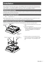 Preview for 7 page of Panasonic ET-PKL430B ET-PKL100S Installation Instructions Manual