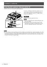 Preview for 8 page of Panasonic ET-PKL430B ET-PKL100S Installation Instructions Manual