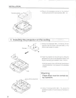 Предварительный просмотр 8 страницы Panasonic ET-PKL6500 Installation Manual