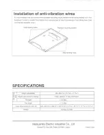 Предварительный просмотр 10 страницы Panasonic ET-PKL6500 Installation Manual