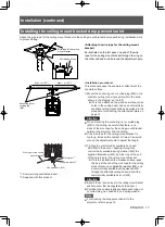 Предварительный просмотр 17 страницы Panasonic ET-PKR100P Installation Instructions Manual