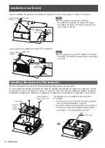 Preview for 8 page of Panasonic ET-PKV400B Installation Instructions Manual