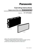 Panasonic ET-RFF200C Operating Instructions предпросмотр