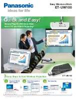 Panasonic ET-UW100 Brochure & Specs preview