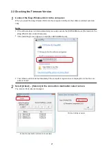 Предварительный просмотр 2 страницы Panasonic ET-UW100 Firmware Update Procedure