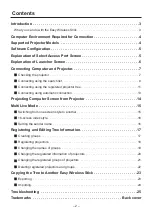 Preview for 2 page of Panasonic ET-UW100 Operating Manual