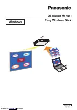 Preview for 1 page of Panasonic ET-UW100 Operation Manual