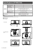 Preview for 22 page of Panasonic ET-WBC100 Installation Instructions Manual