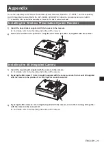 Preview for 23 page of Panasonic ET-WBC100 Installation Instructions Manual