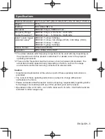 Preview for 5 page of Panasonic ET-WM300 Operating Instructions Manual