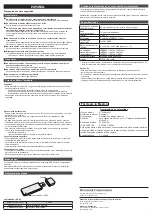 Preview for 4 page of Panasonic ET-WML100 Operating Instructions