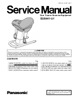 Preview for 1 page of Panasonic EU6441-U1 Service Manual