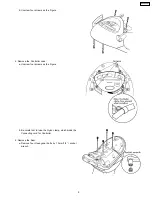 Предварительный просмотр 9 страницы Panasonic EU6441-U1 Service Manual