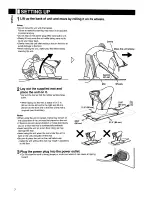 Предварительный просмотр 8 страницы Panasonic EU7805 Operating Instructions Manual