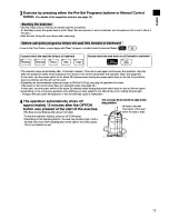 Предварительный просмотр 13 страницы Panasonic EU7805 Operating Instructions Manual