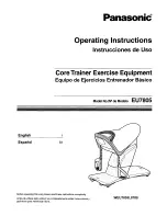 Panasonic EU7805K Instrucciones De Operación preview