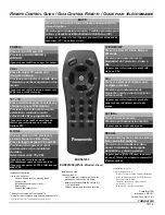 Panasonic EUR501455 User Manual preview