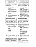 Preview for 4 page of Panasonic EUR511151 Quick Reference Manual