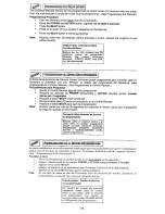 Preview for 11 page of Panasonic EUR511151C Quick Reference Manual