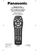 Panasonic EUR511501 Quick Reference Manual preview