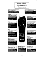 Preview for 2 page of Panasonic EUR511510 Quick Reference Manual