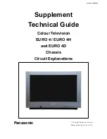 Preview for 84 page of Panasonic EURO 4 Chassis Technical Manual