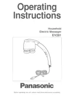 Panasonic EV-281 Operating Instructions Manual preview