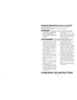 Preview for 9 page of Panasonic EV2610K Operating Instructions Manual