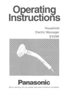 Preview for 1 page of Panasonic EV299 Operating Instructions Manual