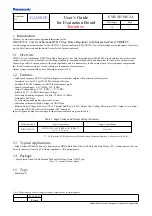 Preview for 3 page of Panasonic EVB-NN30312A User Manual