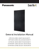 Panasonic EverVolt EVPV HK Series General Installation Manual preview