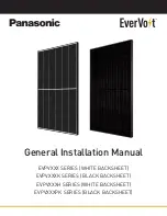 Предварительный просмотр 1 страницы Panasonic EverVolt EVPV Series General Installation Manual