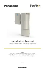 Panasonic EverVolt Mini EVAC-105-2 Installation Manual предпросмотр