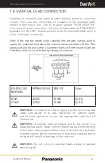 Предварительный просмотр 41 страницы Panasonic EverVolt Mini EVAC-105-2 Installation Manual