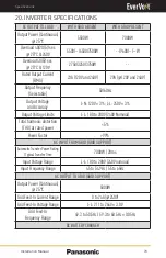 Предварительный просмотр 73 страницы Panasonic EverVolt Mini EVAC-105-2 Installation Manual