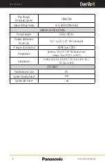 Предварительный просмотр 74 страницы Panasonic EverVolt Mini EVAC-105-2 Installation Manual