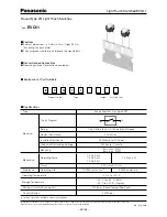 Panasonic EVQ11 Specifications preview