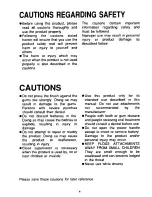 Preview for 2 page of Panasonic EW-118 Operating Instructions Manual