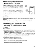 Preview for 13 page of Panasonic EW-280 Operating Manual