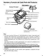 Preview for 42 page of Panasonic EW-3039 Operating Instructions Manual