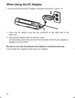 Preview for 12 page of Panasonic EW-3109 Operating Manual