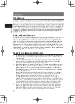 Preview for 4 page of Panasonic EW-BU35W Operating Instructions Manual