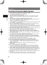 Preview for 6 page of Panasonic EW-BU35W Operating Instructions Manual