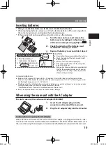Preview for 11 page of Panasonic EW-BU35W Operating Instructions Manual