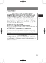 Preview for 27 page of Panasonic EW-BU35W Operating Instructions Manual