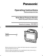 Предварительный просмотр 1 страницы Panasonic EW-BW10 Operating Instructions Manual