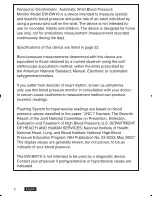 Preview for 2 page of Panasonic EW-BW10 Operating Instructions Manual