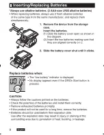 Preview for 10 page of Panasonic EW-BW10 Operating Instructions Manual