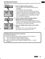 Preview for 21 page of Panasonic EW-BW10 Operating Instructions Manual