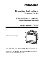 Panasonic EW-BW30 Instrucciones De Uso preview